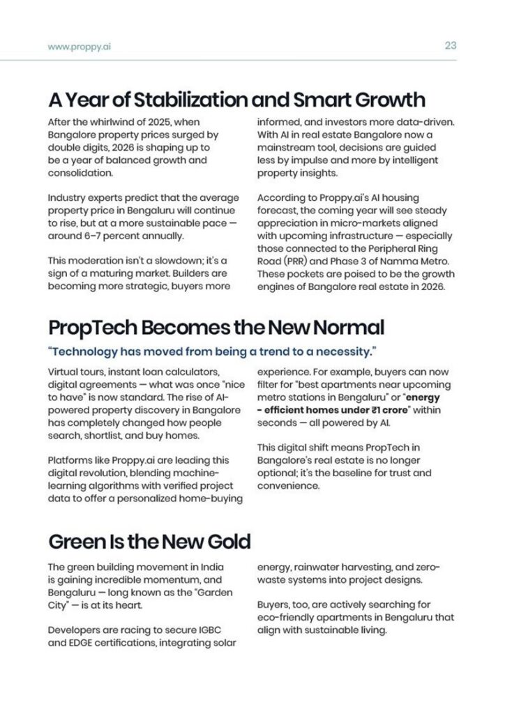 A Year of Stabilization and Smart Growth