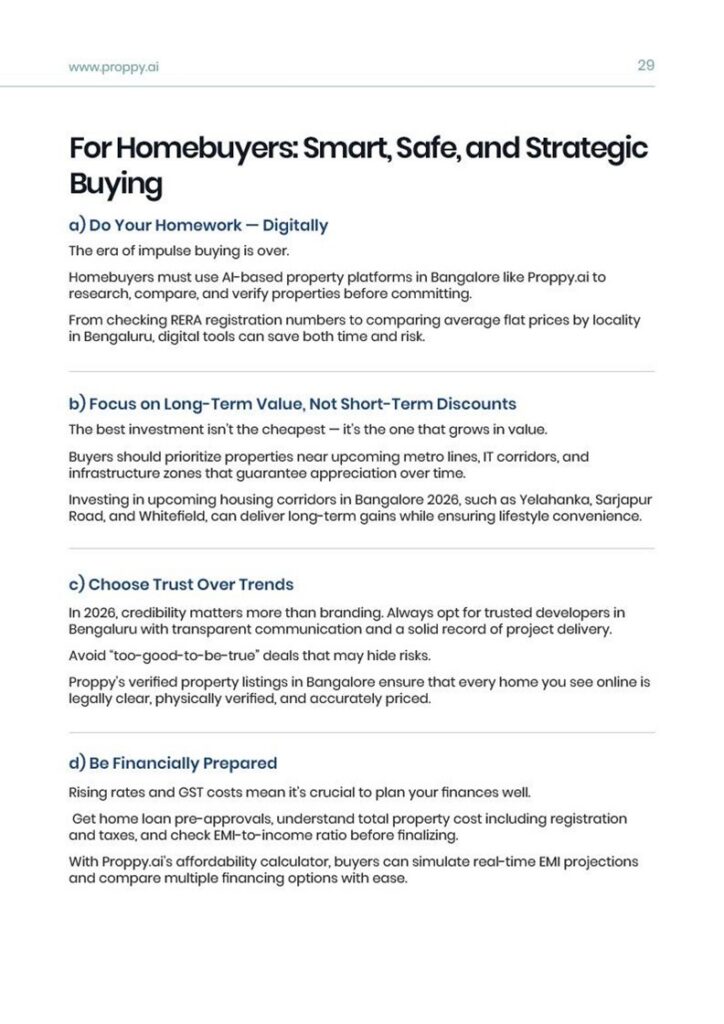 For Homebuyers - Smart, Safe and Strategic Buying