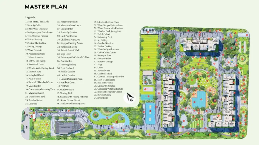 TRIFECTA VANTO PHASE 2 – 3 BHK flats in Sarjapur Road, Bangalore Master Plan