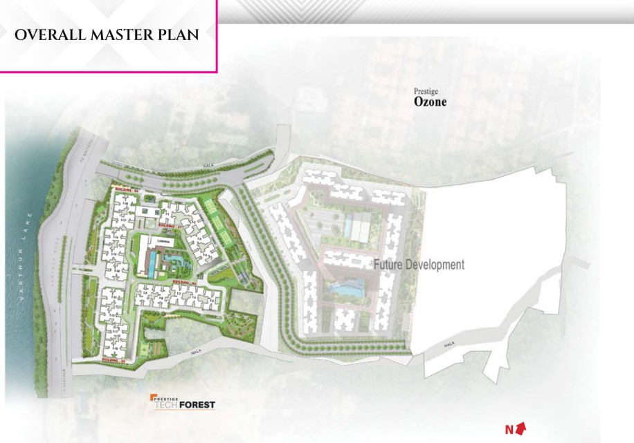 Evergreen Prestige Raintree Park – Luxury 2,3 & 4 BHK Apartments in Whitefield, Varthur Bangalore Master Plan