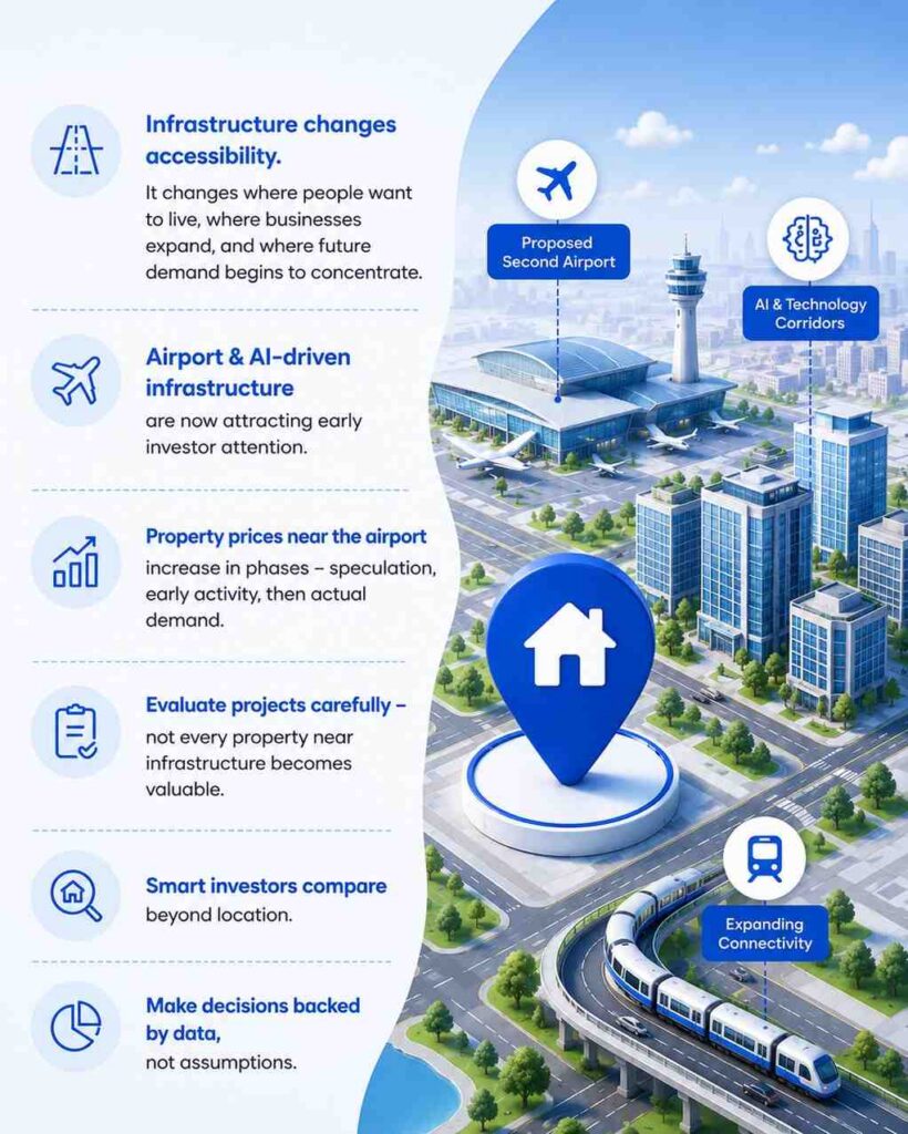 South bangalore airport announcement and its impact